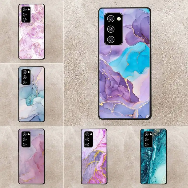 

Marble Art Fashion Phone Case For Oppo Reno Realme C3 6Pro Cover For Vivo Y91C Y17 Y19 Funda Capa