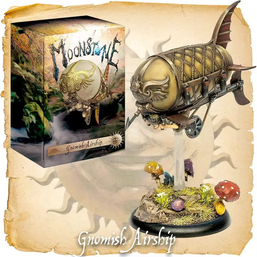 Фото Набор для сборки модели из смолы 28546 MoonStne Gnomish Airship, несобранная скульптура для любителей хобби №1