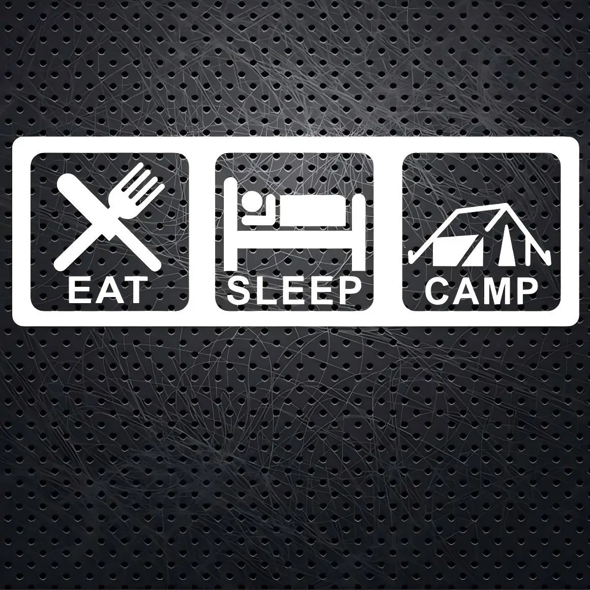 Наклейки для украшения дома на колесах CMAP CAMPING SLEEP EAT Wilderness Campfire Adventure наклейки