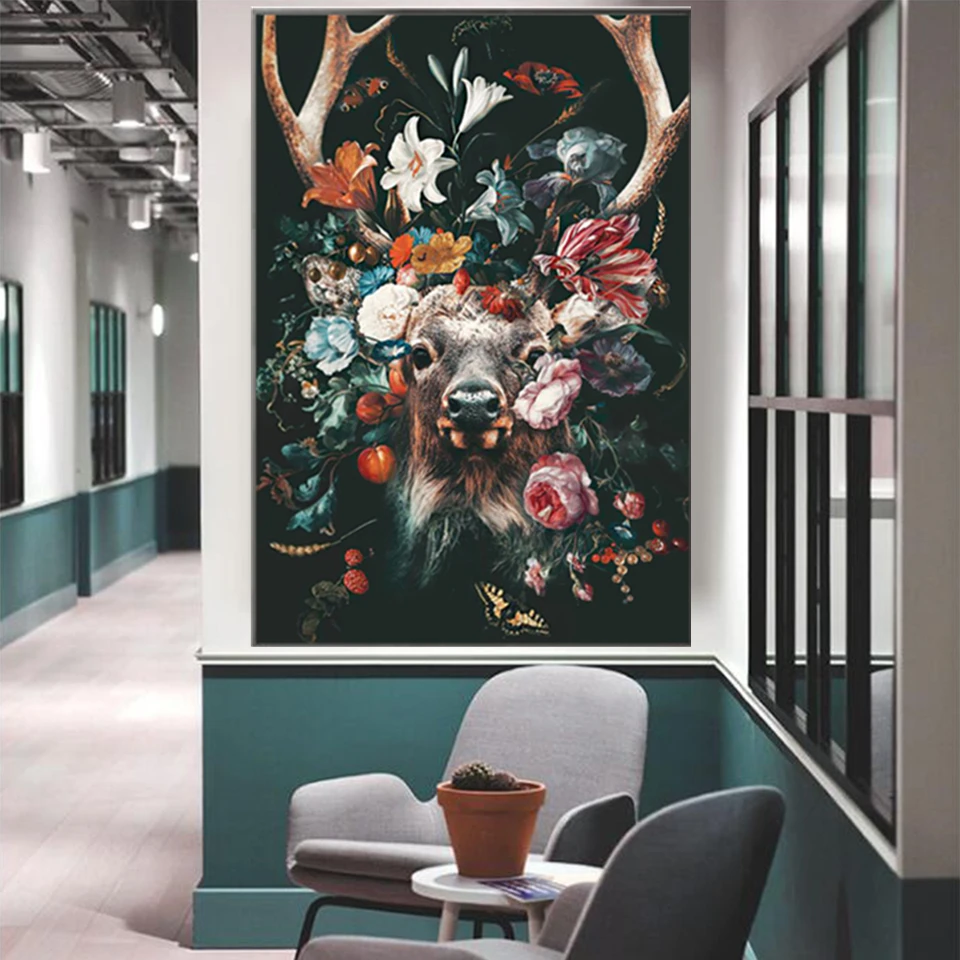 

Beauty Cow Flower DIY 5D Diamond Painting Series Full Drill Square Embroidery Mosaic Art Picture Of Rhinestones Home Decor Gifts