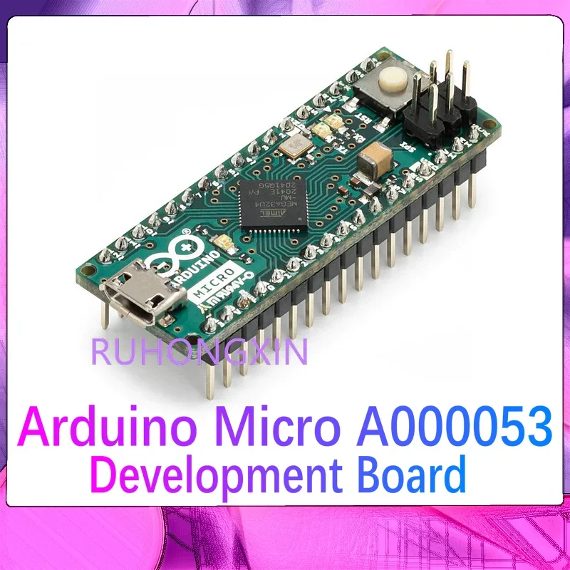 Arduino Micro A000053 ATmega32U4 avr микроконтроллер английская макетная плата материнской