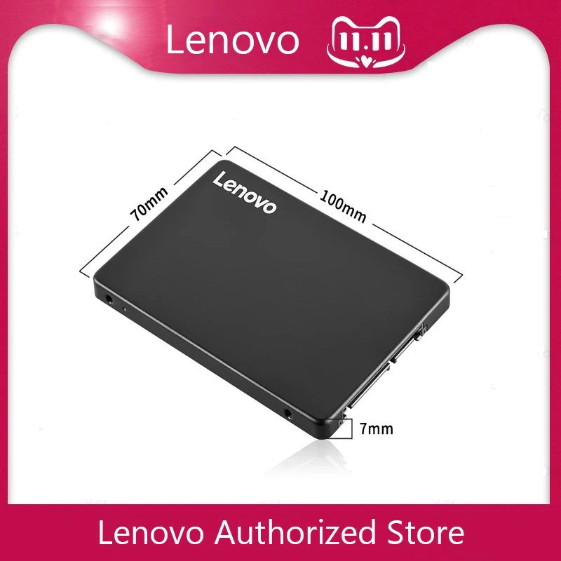 

Твердотельный накопитель Lenovo SSD 1 ТБ, 256 ГБ, 128 ГБ, 512 ГБ, 2,5 дюйма, SATA 3 HD SSD, жесткий диск для ноутбука, настольного компьютера