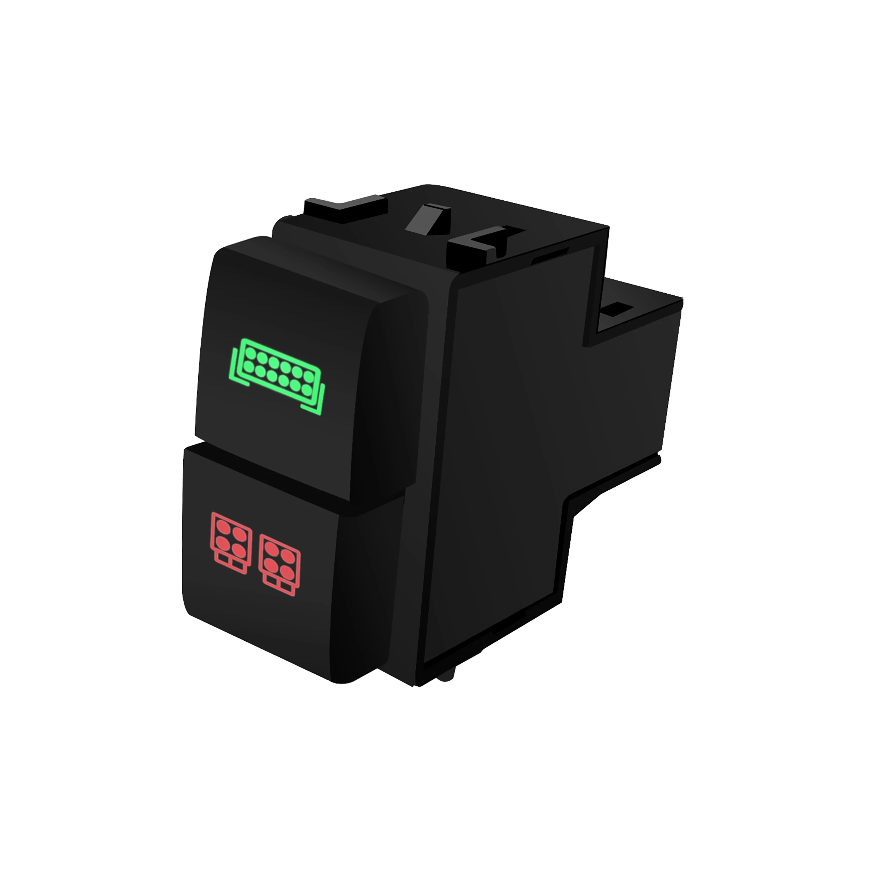 

12 В автомобильный двойной кнопочный переключатель для Nissan Navara D40 X-Trail T31 Pathfinder R51 патрульная модель Y61 62 переключатель OEM Замена IP66