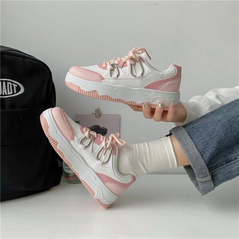 

Женская Повседневная Спортивная обувь на платформе, Размеры 35-40