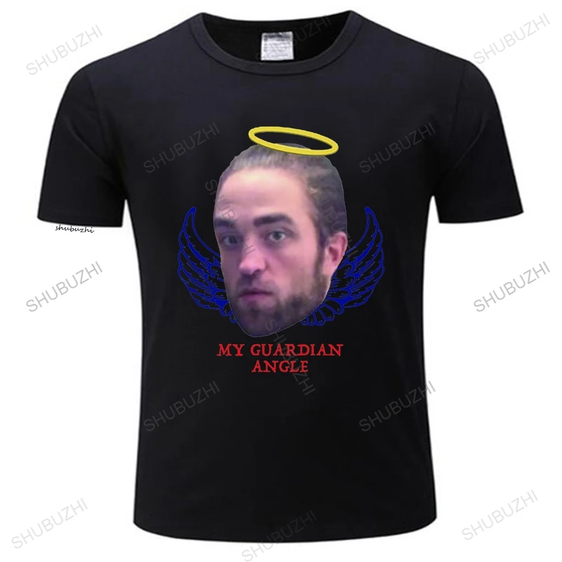 

Забавная ретро-футболка Роберта Пэттинсона с стоячим мемом для мужчин и женщин, футболка в стиле Харадзюку с круглым вырезом, новинка на лето, футболка унисекс с милым роббом