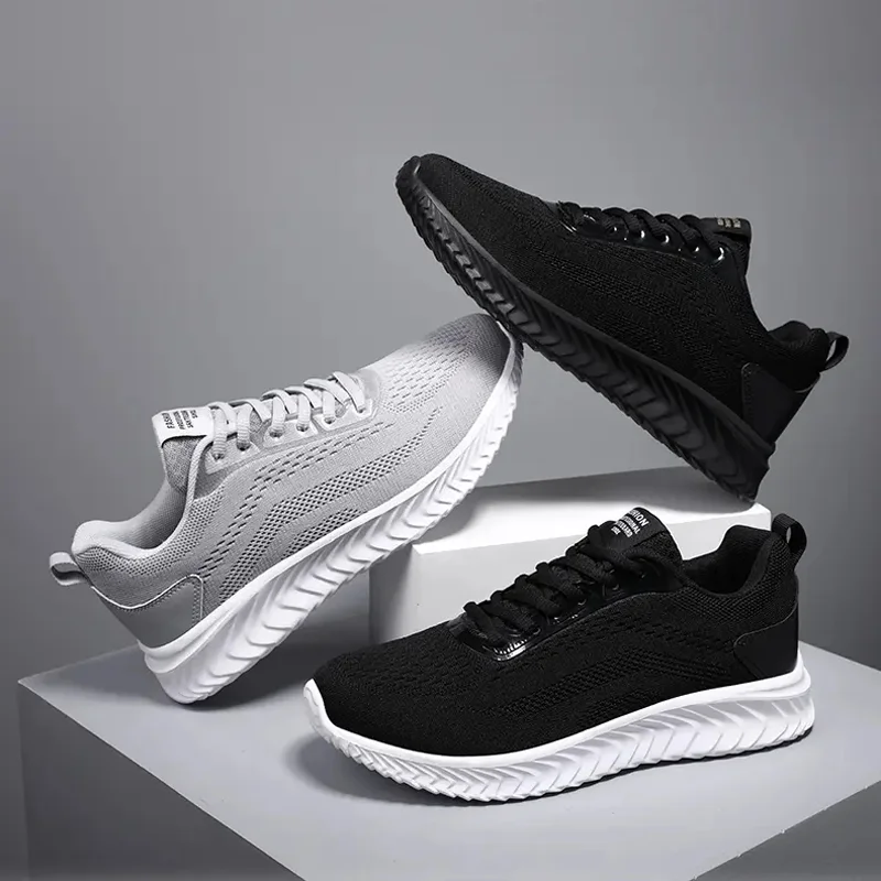 New Four Seasons Men's All-match Shoes Trend Daily Non-slip Running Shoes Outdoor Comfortable Breathable Casual Sports Men Shoes