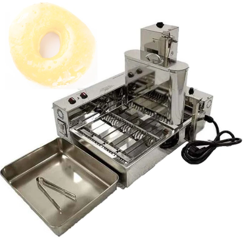 Commercial Electric 4 Rows  Donut Machine Automatic Circle Donut Fryer Machine