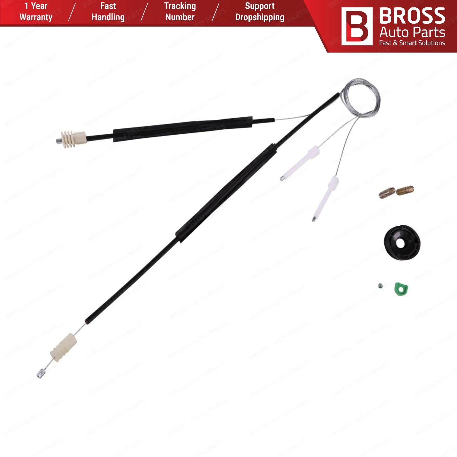Bross автозапчасти BWR1050 электрическая мощность регулятор окна Ремонтный комплект
