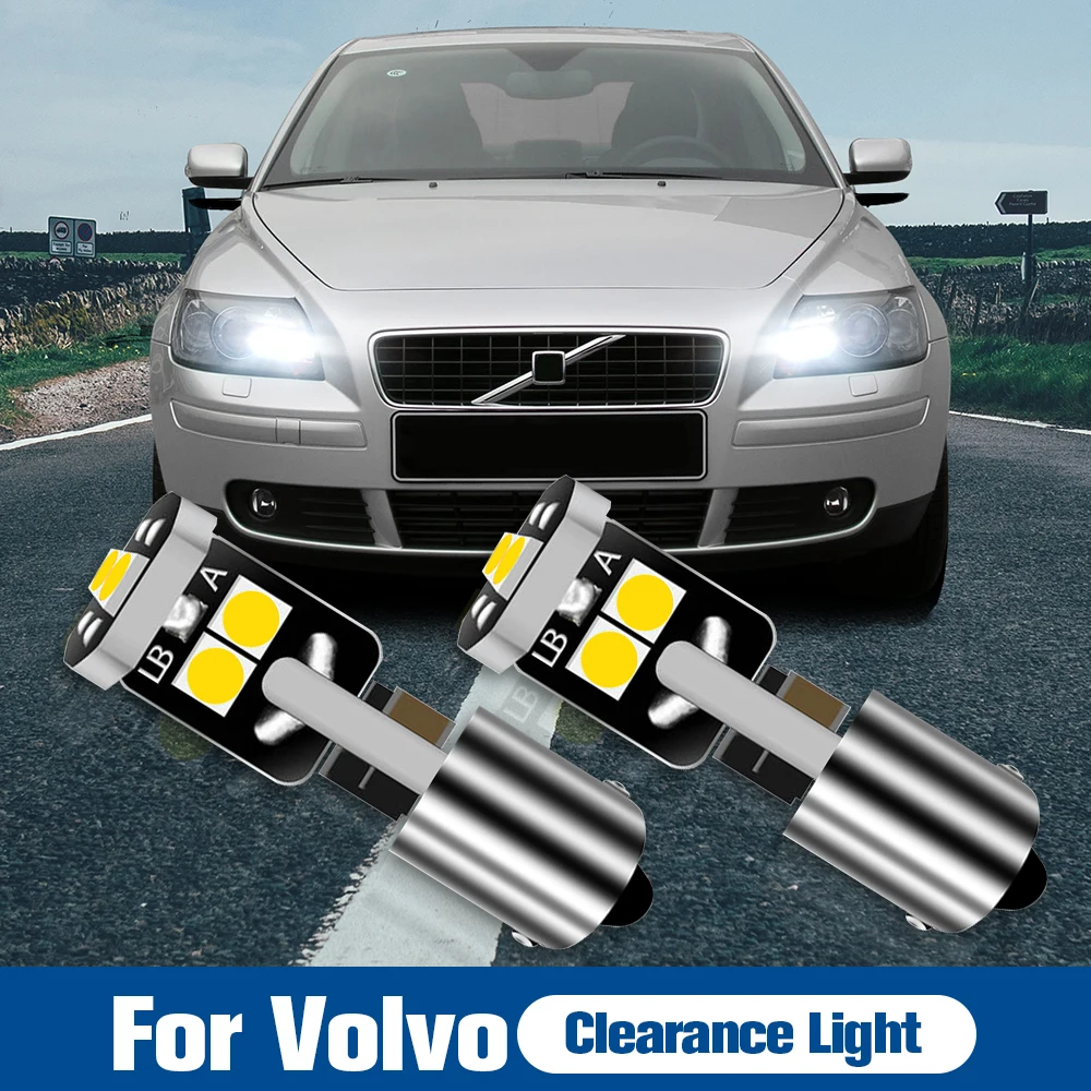 

2pcs LED Clearance Light Bulb Parking Lamp T4W BA9S Canbus For Volvo S40 V40 1995 1996 1997 1998 1999 2000 2001 2002 2003 2004