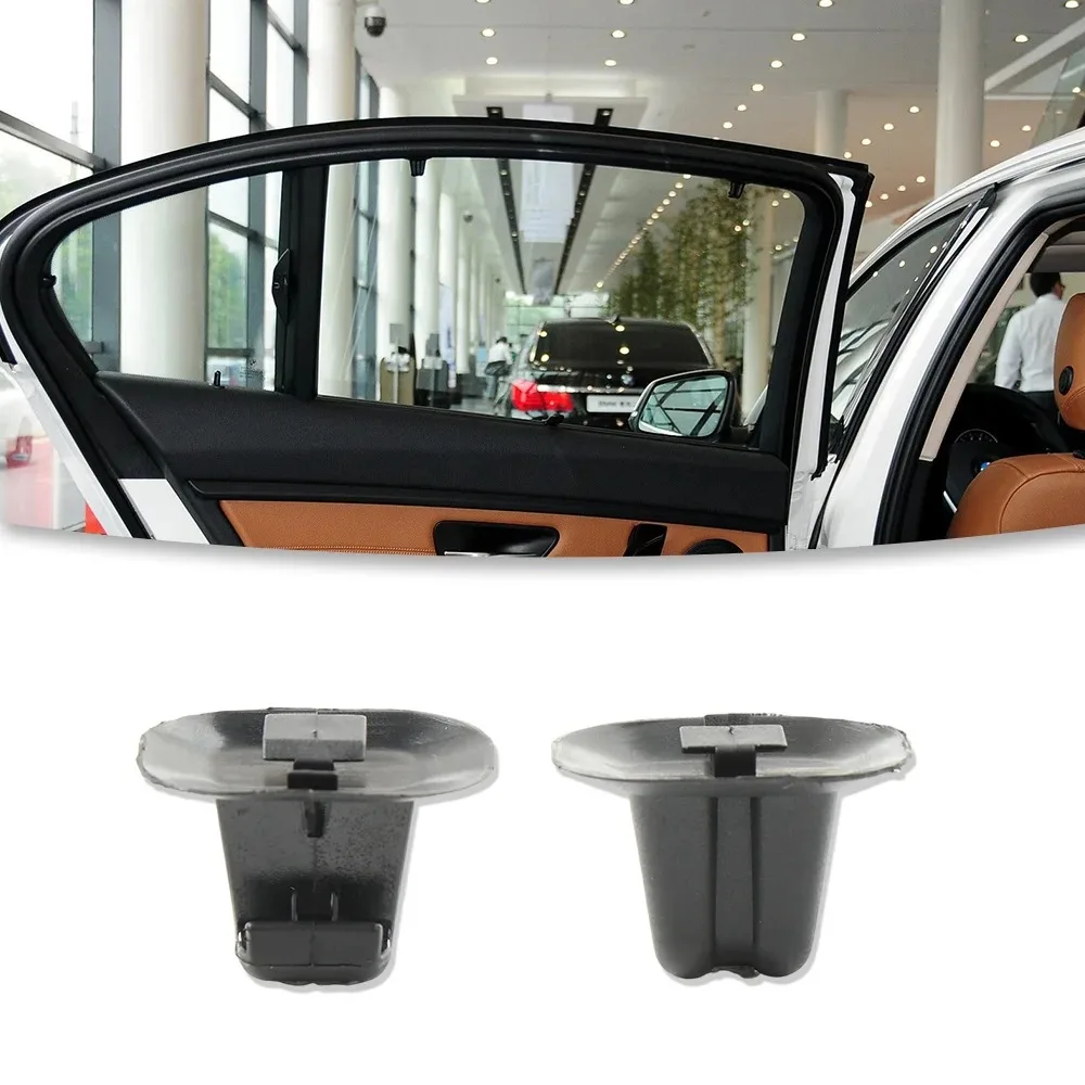 Фото Комплект из 2 шт. для BMW 3 серии X5 X3 X6 F35 E90 E70 F25 E71: Крючок-фиксатор для солнцезащитной шторки заднего стекла, крепежная защелка для солнцезащитного экрана 51357183938 №5