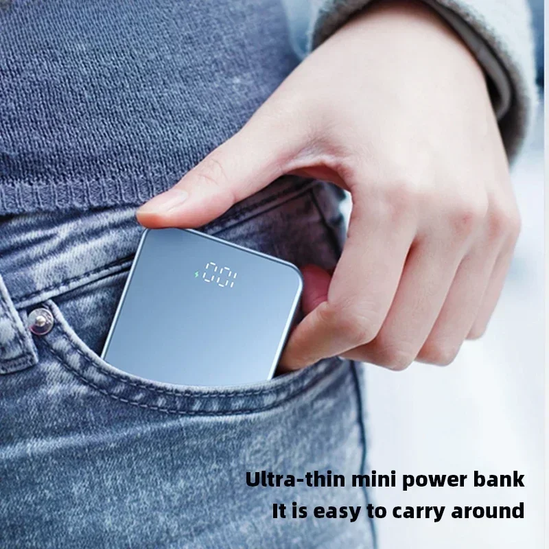 5000 мАч USB C PD20W 10000 Ультратонкий магнитный беспроводной внешний аккумулятор с