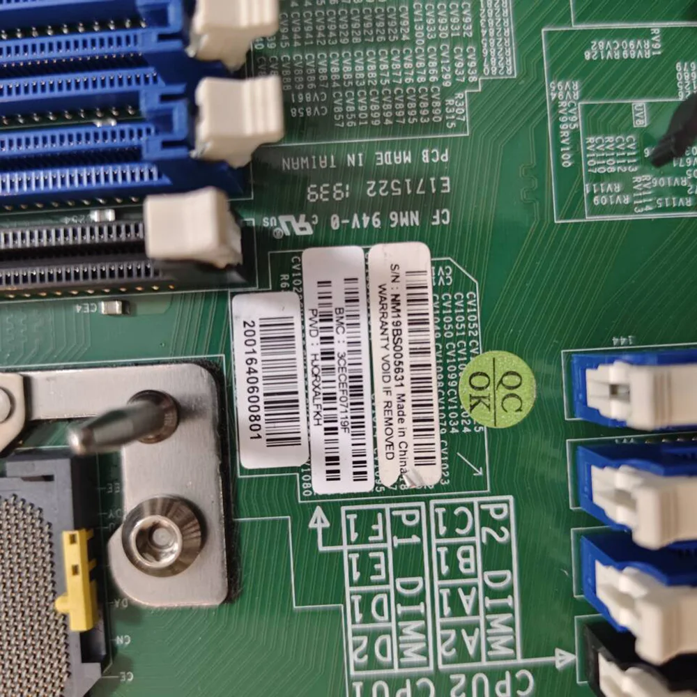Двухсторонняя материнская плата C621 чипсет LGA-3647 DDR4 2 PCI-E 3 0