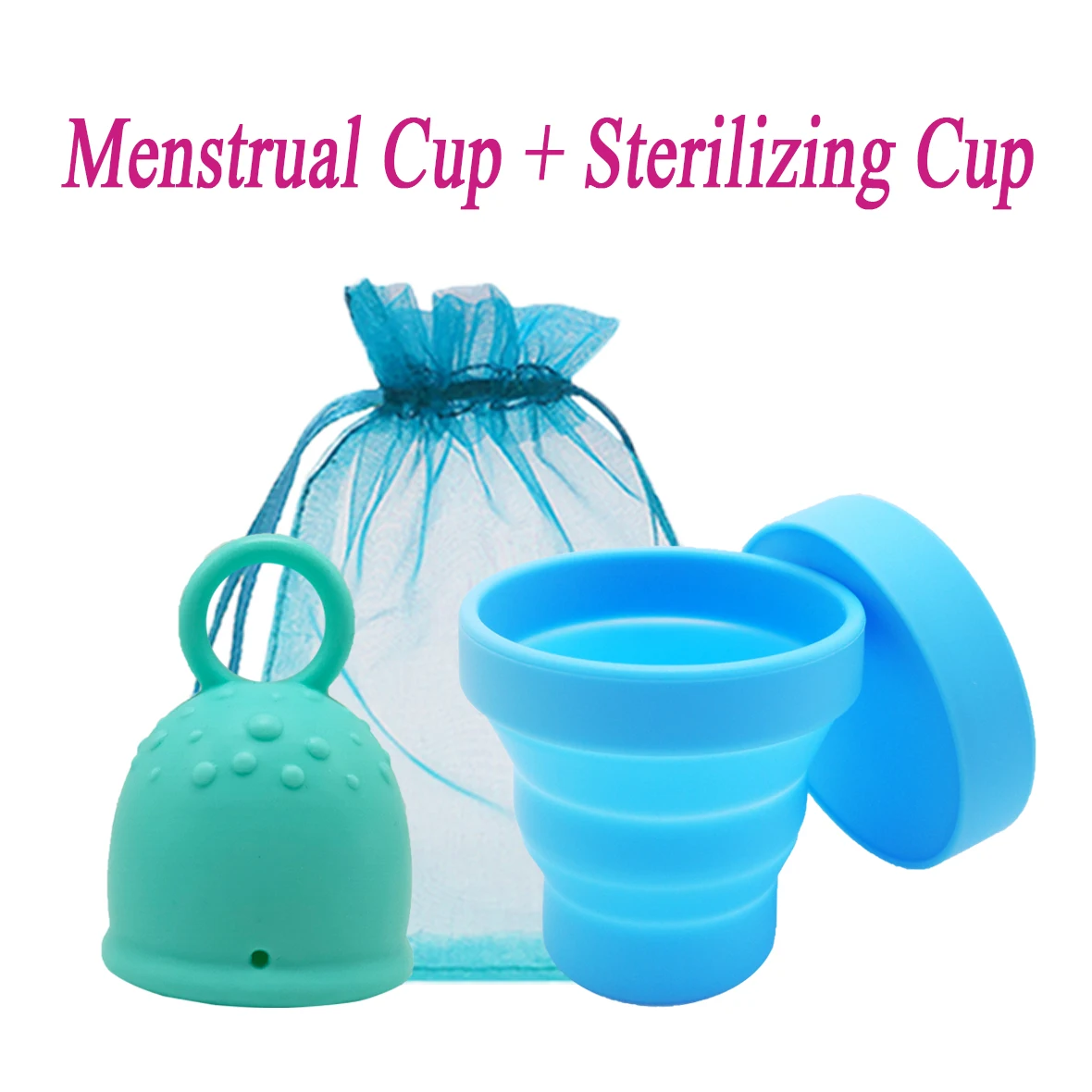 

Lady Menstrual Cup Period Cup Medical Grade Silicone Feminine Hygiene Copa Menstrual De Silicone Medica Reusable Sterilizing Cup