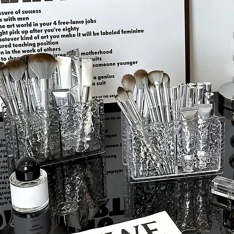 Контейнер для хранения косметики с 2 отделениями органайзер помады бровей