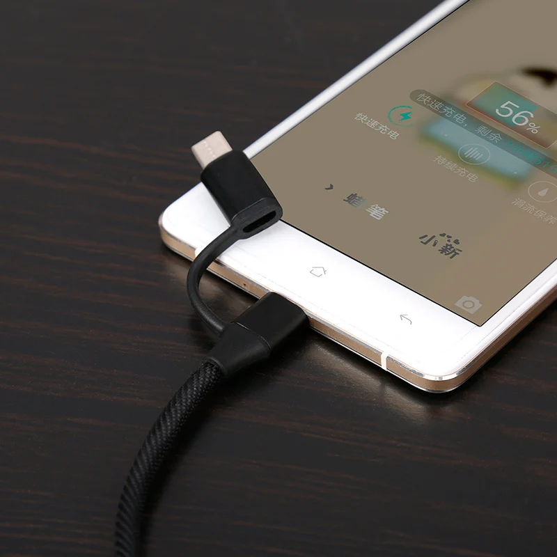 Baseus Дата кабель USB 2 in 1 для Micro & Type C Yiven|Кабели мобильных телефонов| |