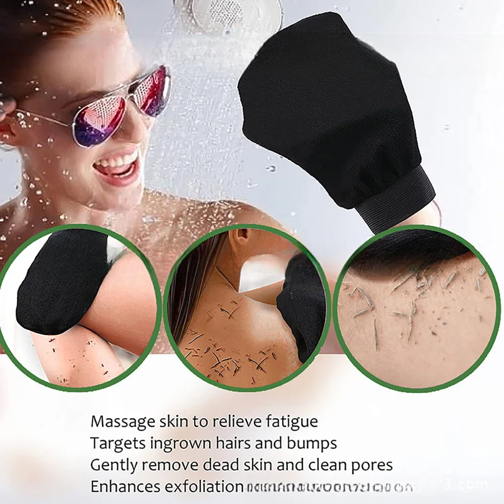 20 Pcs Exfoliating Scrub Bath Glove Moroccan Mitts for Shower Sauna Anti Cellulite Massage images - 6