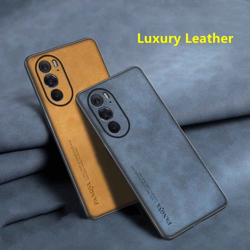 

Luxury Leather Case For Motorola Edge 30 Pro Case Comfort Phone Back Cover For Motorola Moto Edge 30Pro X30 Soft Silicone Bumper