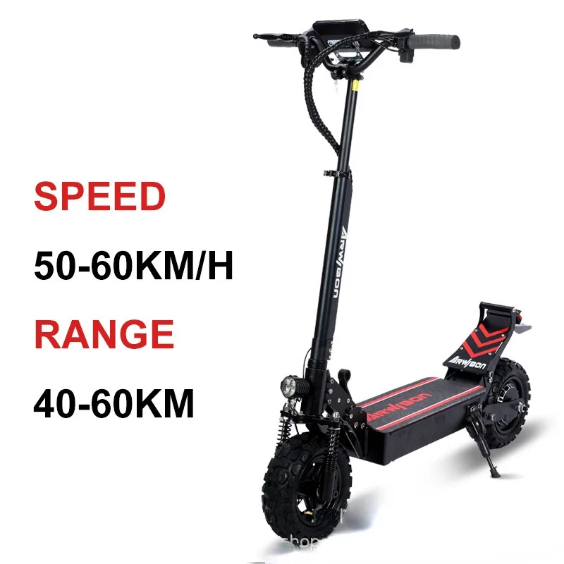 

48V 2500w Electric Scooter 16AH Lithium Battery Off Road Scooter 11inch Tire Aluminium Alloy City Adult Motor Electric Scooters