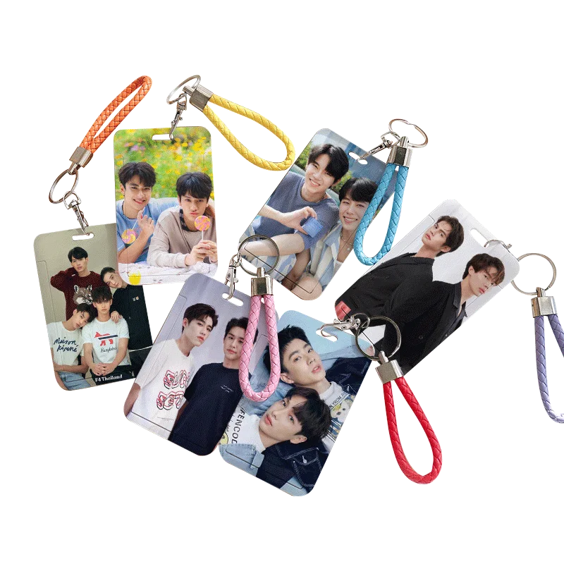 Kpop Thai F4 Offgun Mewgulf Brightwin Twice Business Card Holder Cute Push-pull slide Card Bank ID Students Bus Card Cover Case