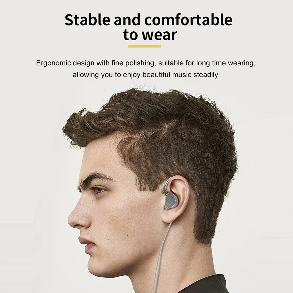 

3.5mm Sports Wired Headphones Orthodynamic HiFi Sports Music Headset In-ear Wired Earphones Hands Free for Mobile Phone Gaming