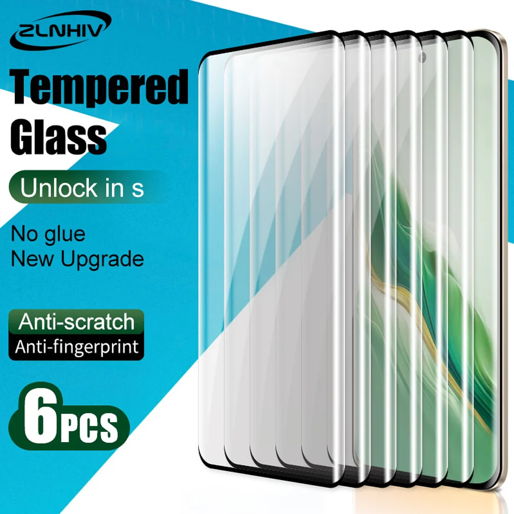 6 шт. планшетов для Honor 200 100 Pro Полное покрытие защита экрана телефона 90 80 70 60 Magic 5 4 3
