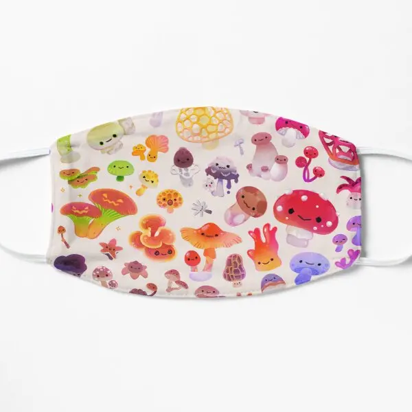 

Mushroom Light Flat Printing Face Mask Reusable Cartoon Beauty Haze Cotton Sport Pattern Windproof Protective Anti Dust