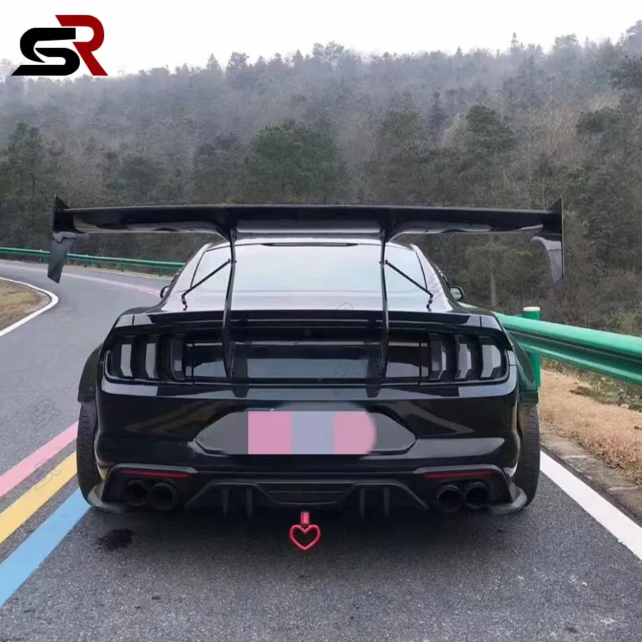 Для Ford Mustang GT из углеродного волокна задняя крышка багажника спойлер крыло