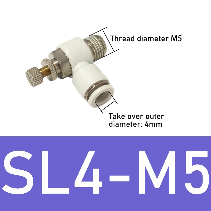 

1 шт., регулируемый быстроразъемный пневматический клапан, 8-02 03