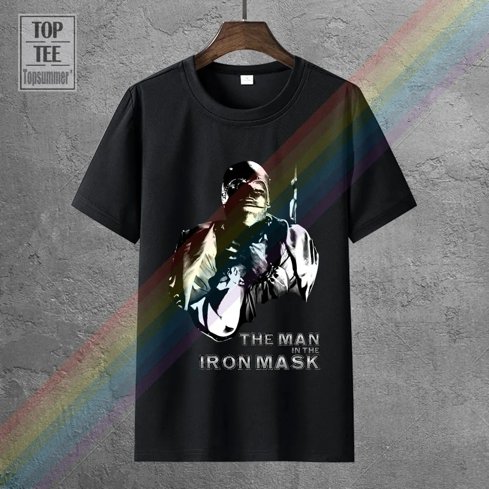 

Мужская футболка с железной маской, забавные ужасные футболки с черепом, топы большого размера, футболки для пар, Ретро стиль, рубашка
