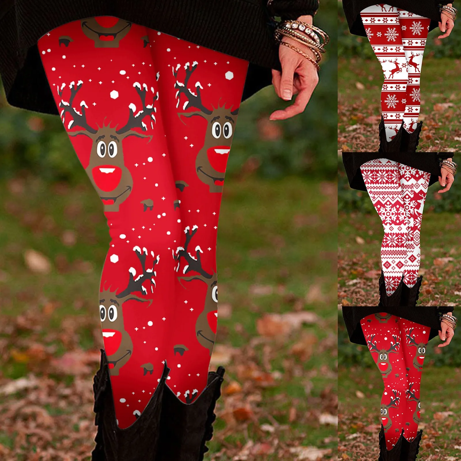 

Womens for Leggins Christmas Yoga Pants Ladies Casual Comfort Prints Leggings Yoga Pants Long Workout Tights Halloween Leggings