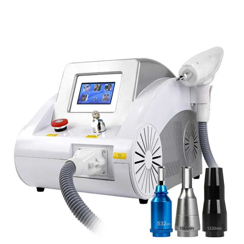 

New Portable Pico Picosecond Q-Switched Nd Yag Laser 1064nm 532nm 1320nm Carbon Laser Peeling Tattoo Pigment Removal CE Machine