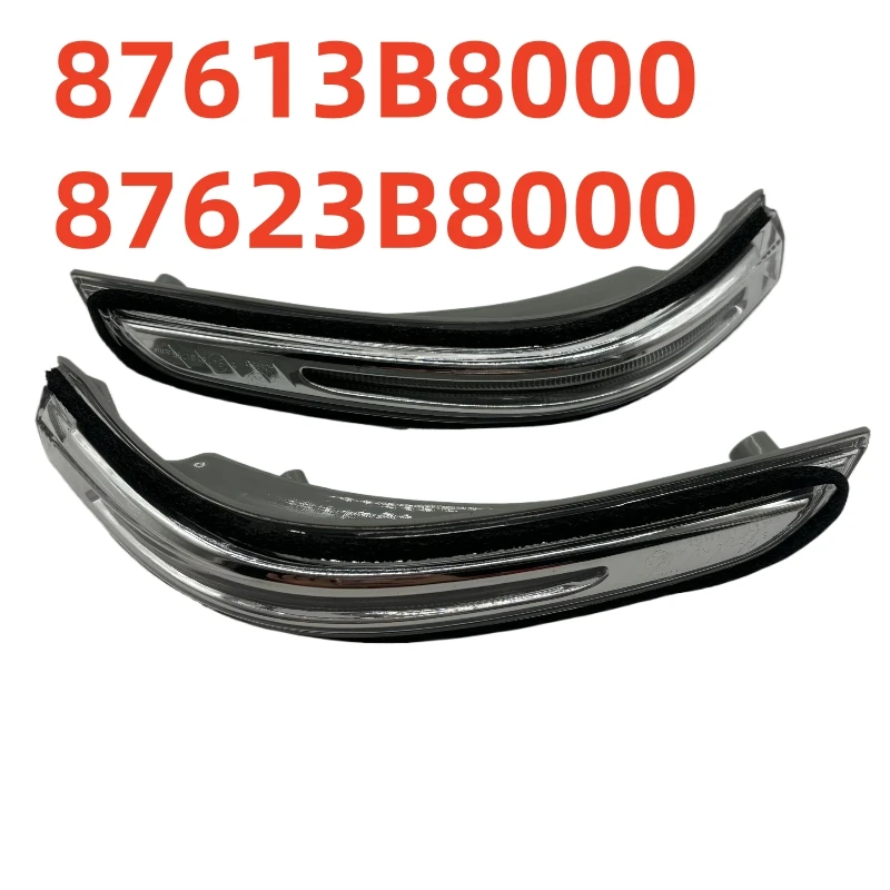 

Светодиодный указатель поворота для Hyundai Santa Fe XL Seat 2013-2016 2017 2018, сигнальная лампа зеркала заднего вида автомобиля 87613B8000 87623-B8000