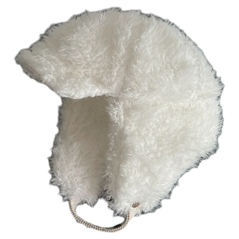 Rich Homegirl Same Sle Синьцзян Путешествия Белый Искусственный Мех Шляпа Лей Фэн Женская