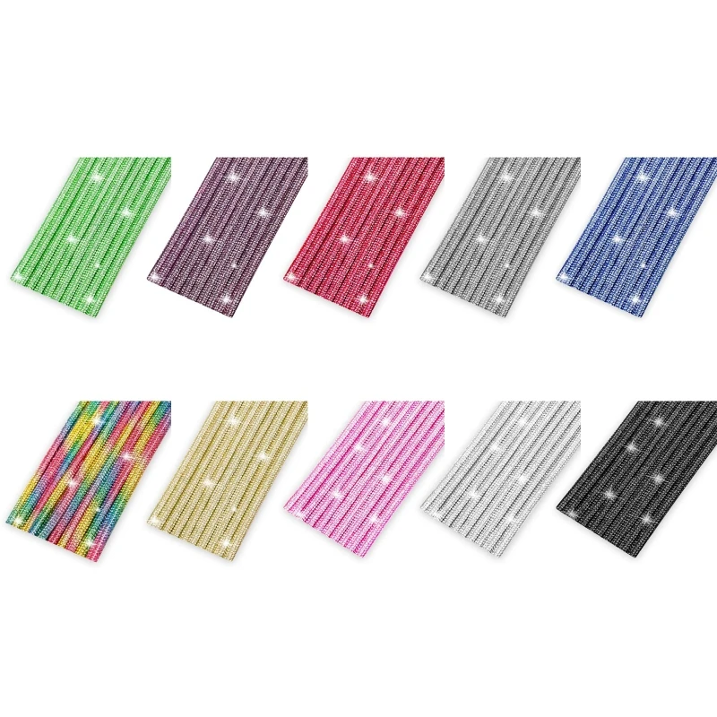 

Glinting 20cm Car Air Condition Vent Cover Styling Mouldings Durable Car Accessories Fit Fully Wrapped Multicolor