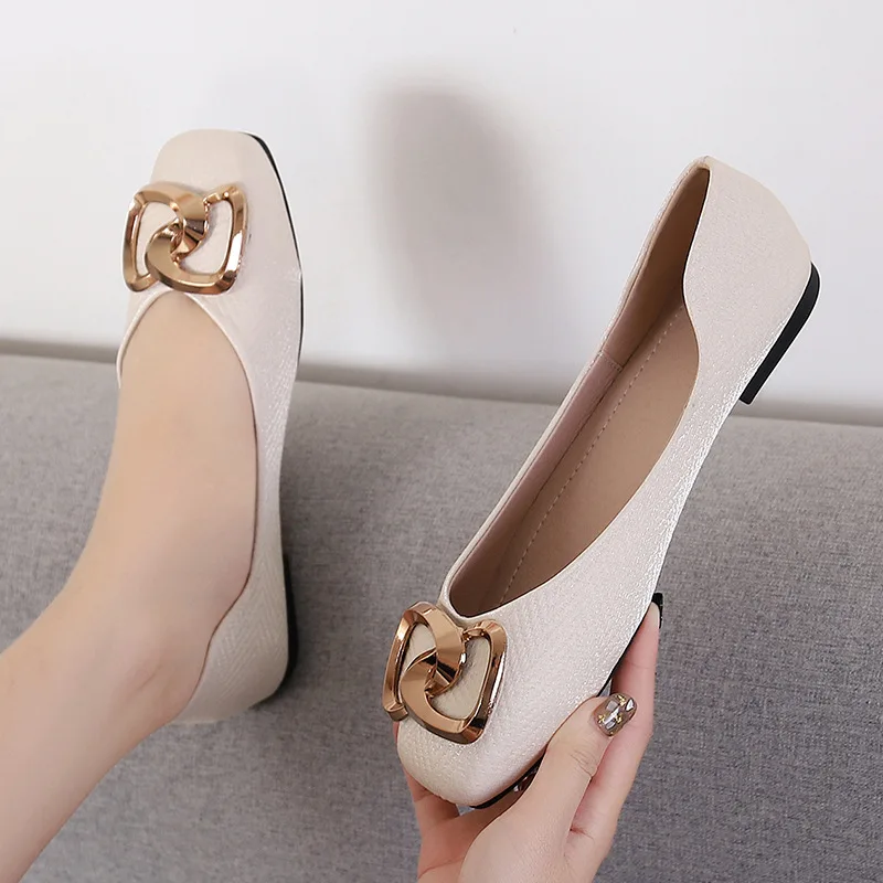 New Arrival Size 44 Slip On High Quality Ladies Shoes Pumps Women's Flats