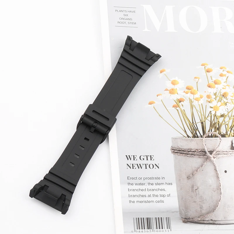 Men's resin watch band For Casio W-96H 3239 outdoor sports waterproof watch strap wristband buckle accessories