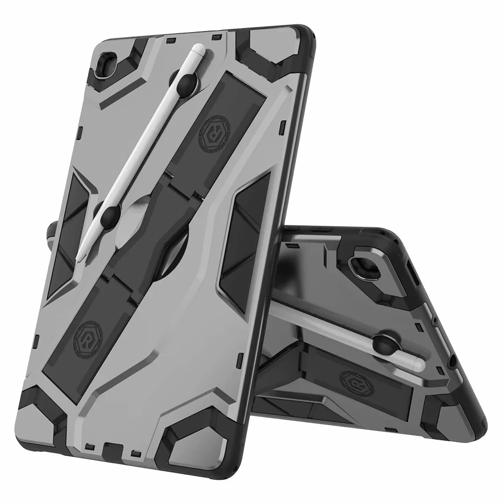 

Rugged Cover Shockproof Hard Silicone Armor Case for Samsung TAB A E S3 S4 S5E S6 Lite T510 T580 T720 T860 T290 T830 T590 P610