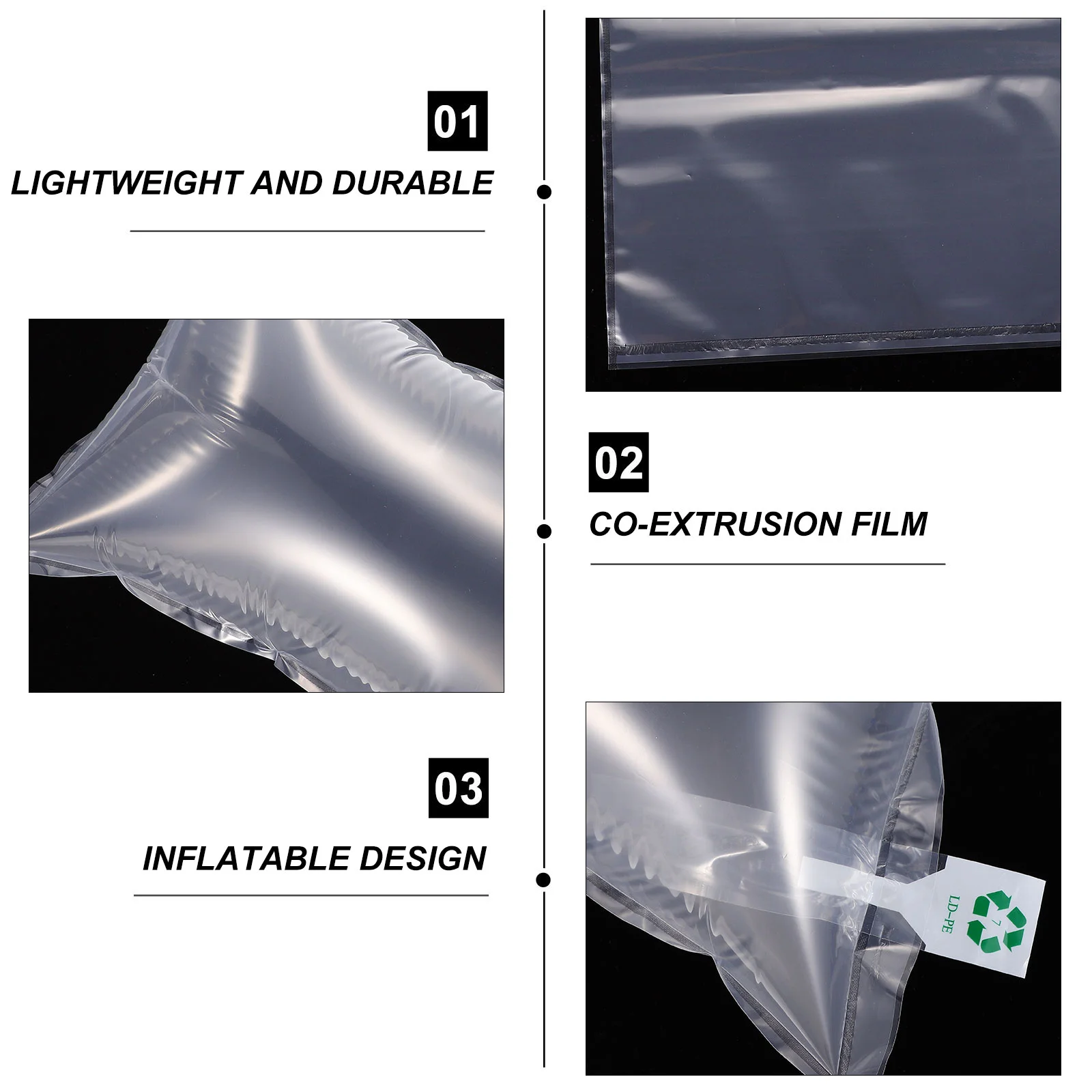 30 шт. наполнительный мешок блокирующая пленка предотвращающая столкновения