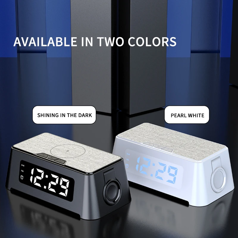 Оригинальная модель новый умный будильник многофункциональное Беспроводное
