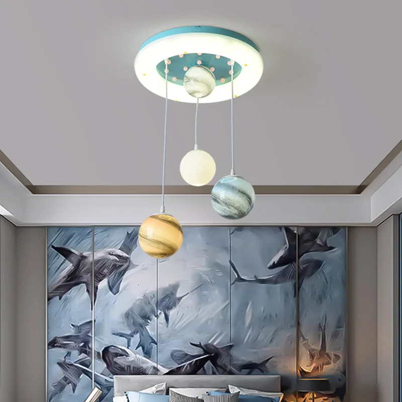 

Chandelier Light Children Room girl boy bedroom Pendant Lamp and lanterns is contemporary and contracted modern creative cartoon