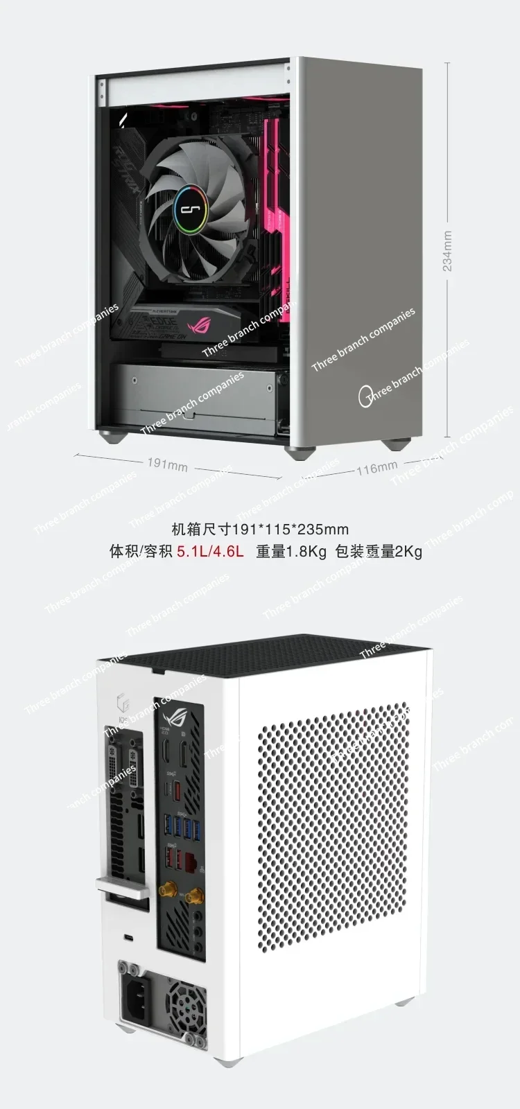 [Версия 5.0] Шасси SIXGE K2S MINI ITX A4 mini CNC k39 ghost s1 lgk2s