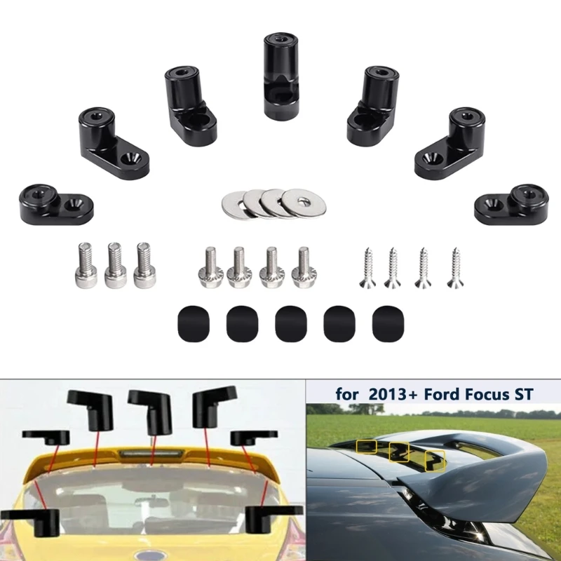 

Industrial Grade Rear Wing Spoiler Risers Extender Bolt-on Type Car Accessories Easy Installation Suitable for ST