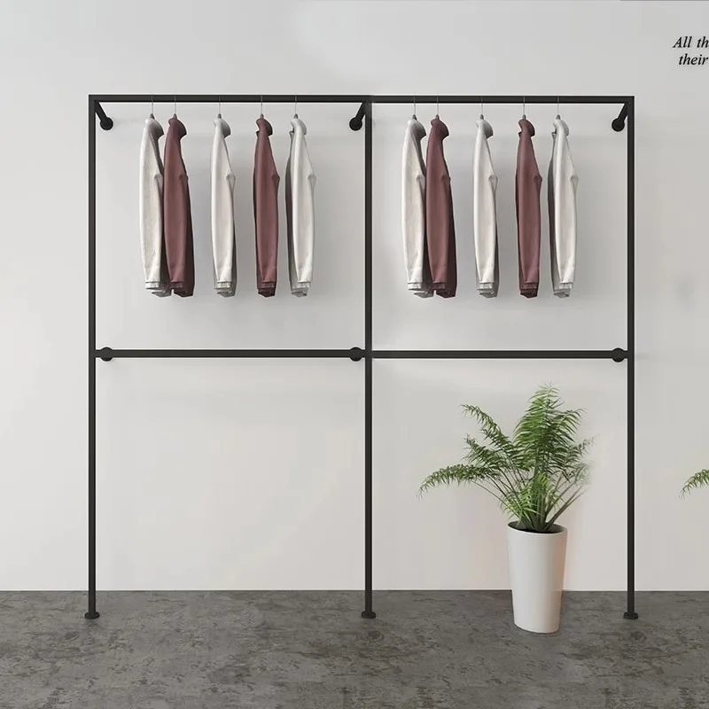 

Rail Shelf Hanger Coat Racks Stands Organizer Display Corner Coat Racks Shelves Bedroom Coisas Pra Casa House Accessories