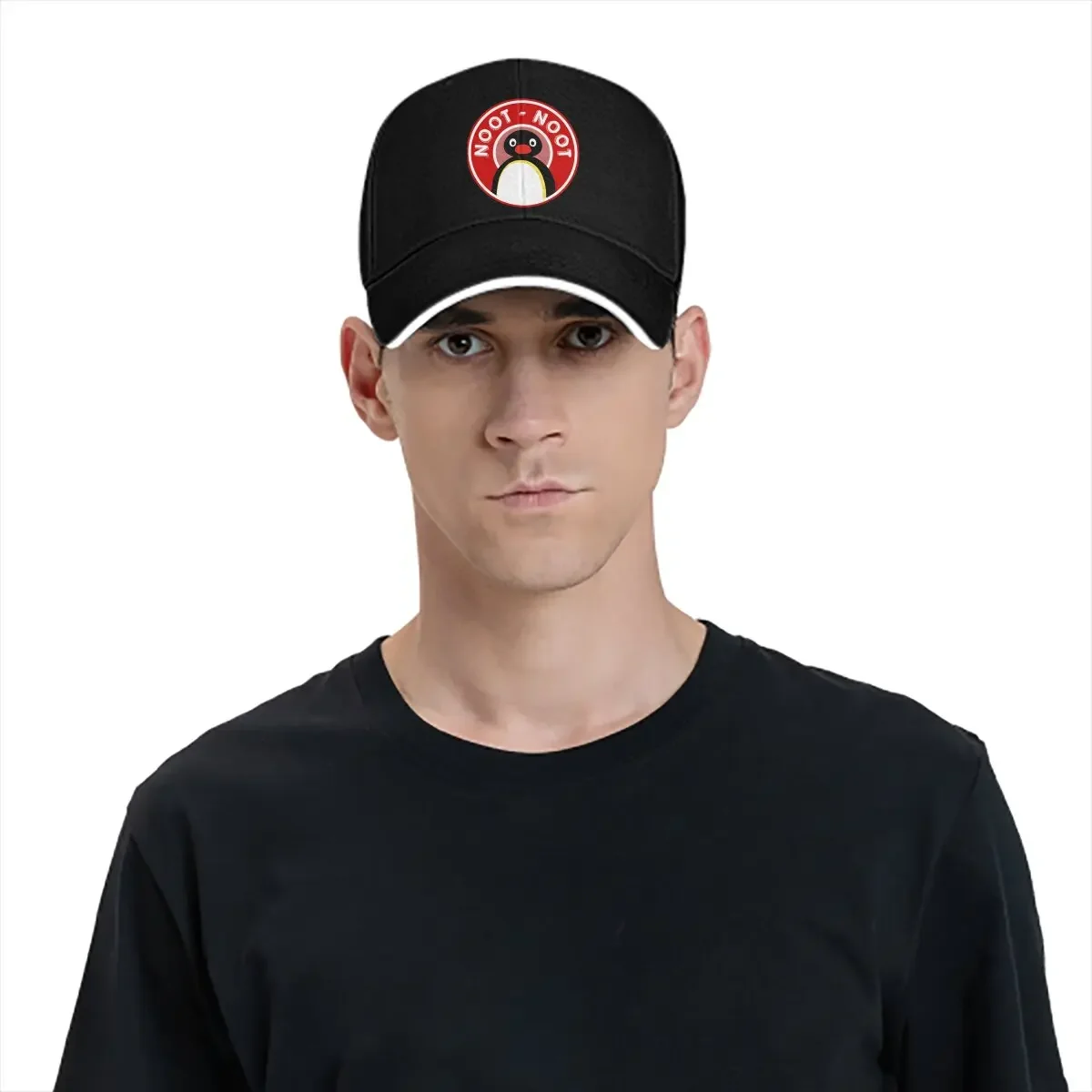 Многоцветная шляпа Pingu фуражка Noot The Pengouin красные персонализированные защитные