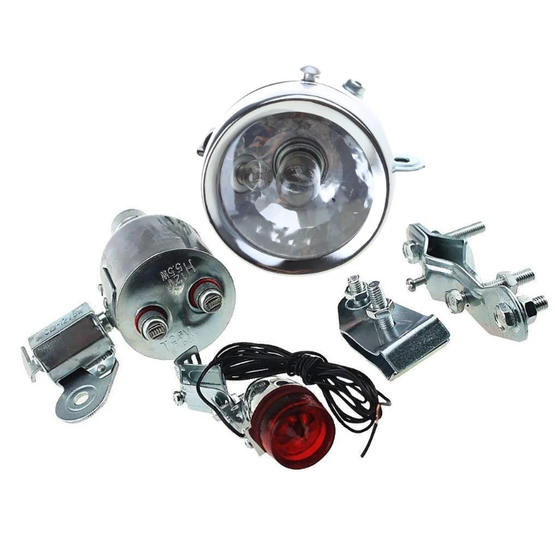 Велосипедный генератор 12 В 6 Вт для головной лампы фрикционный Динамо свет