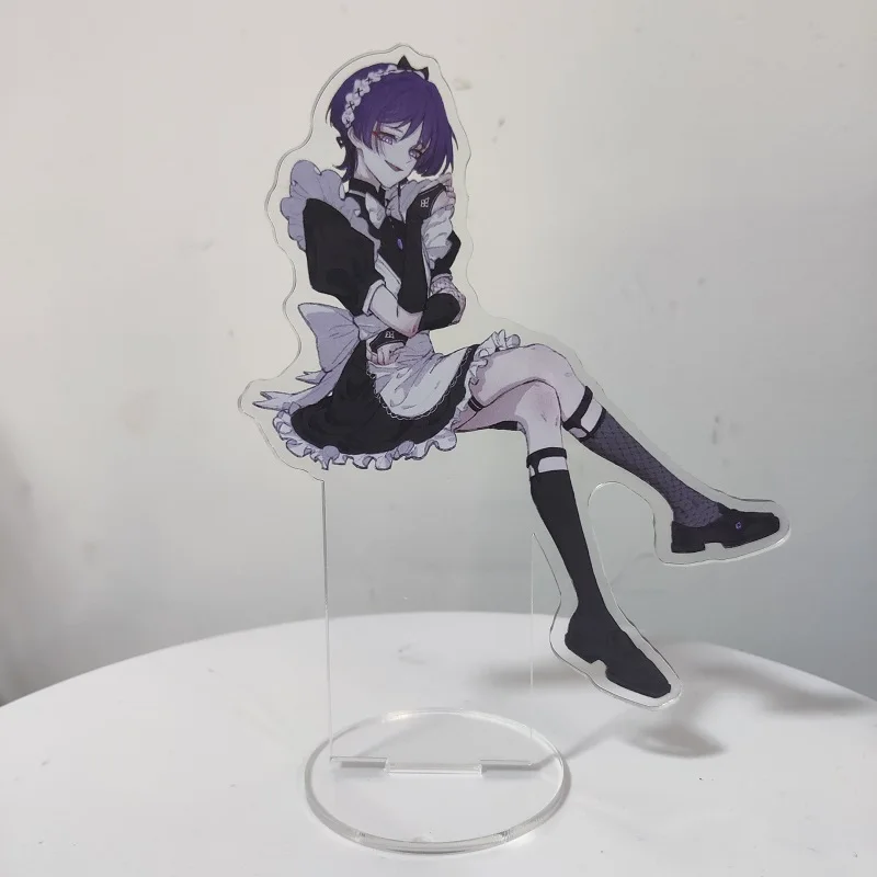 Аниме фигурки героев игры Genshin Impact костюм горничной для косплея акриловые стенды