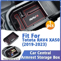 car central armrest storage box for toyota rav4 xa50 2019 2020 2021 2022 2023 center console abs pvc organizer tray accessories