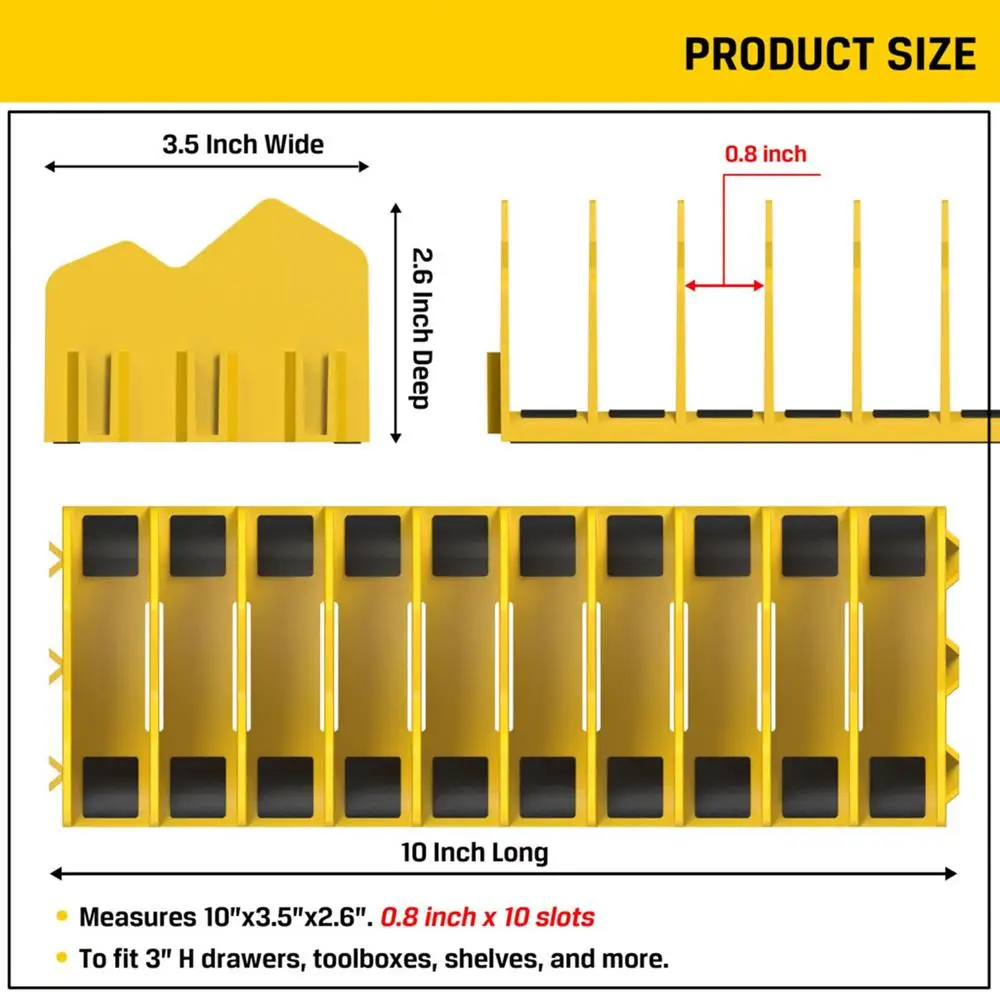 

Органайзер Для Инструментов - Прочный Пластиковый Держатель Для Плоскогубцев, Ножниц, Молотка - Ящик Для Хранения Для Гаража