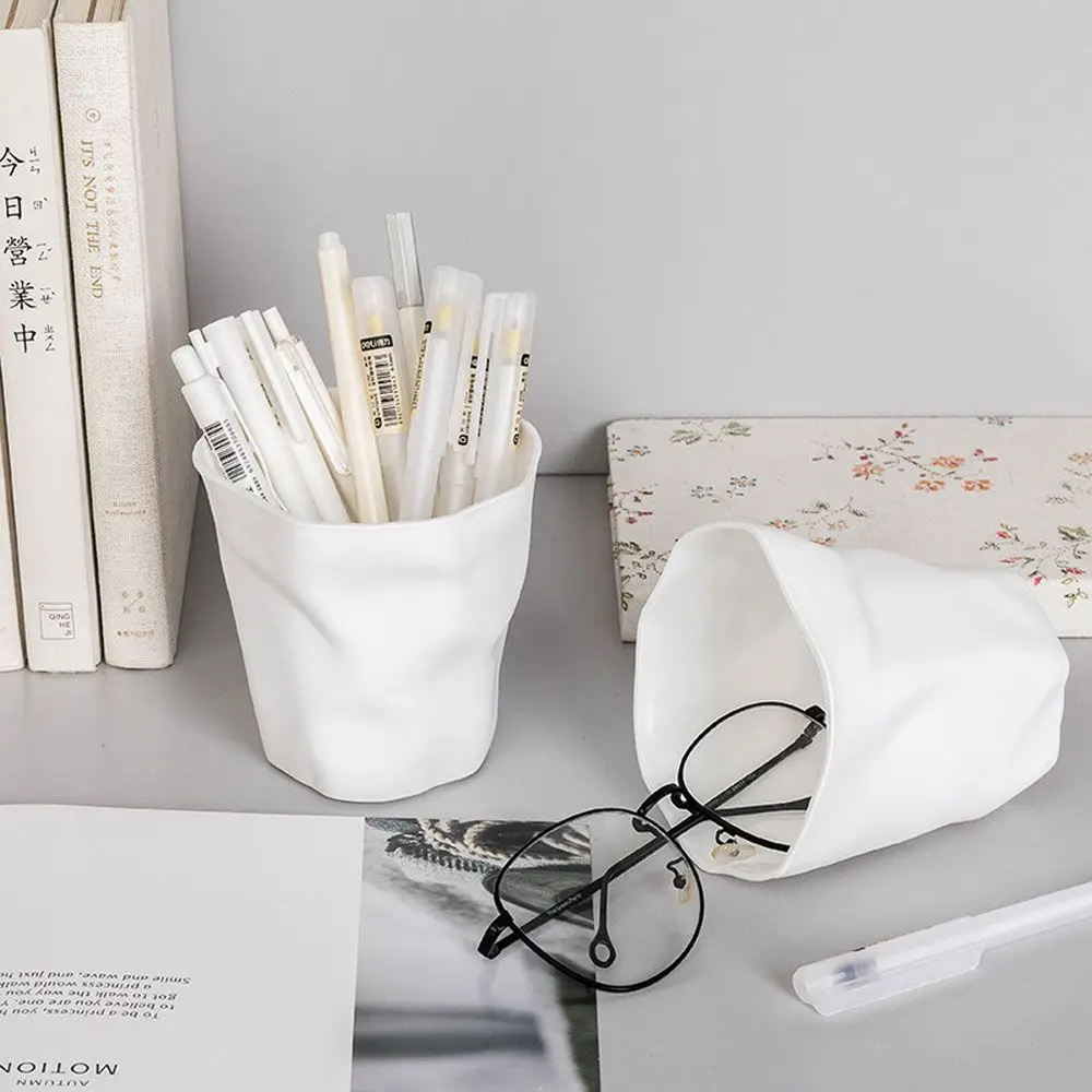 

Fashion Brush Pen Table Office Storage Box Stationery Holder
