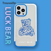 trouvaille cartoon for iphone 13 pro max case cute design phone case for iphone 11 12 x xr xs max full camera lens protection